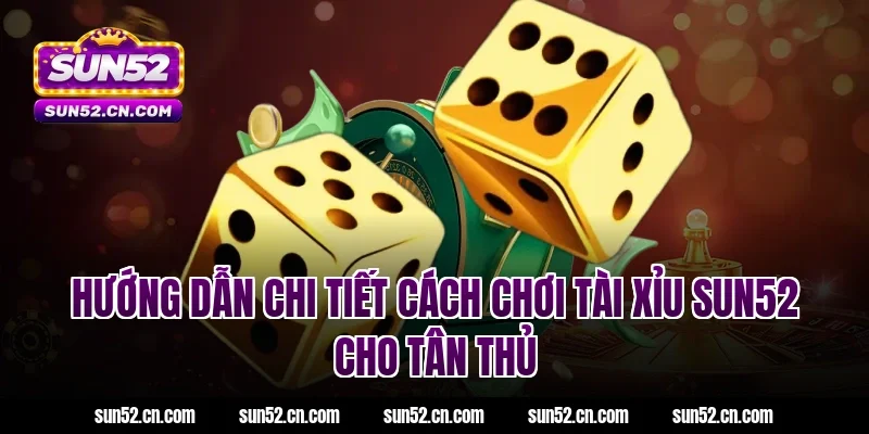 Hướng dẫn chi tiết cách chơi tài xỉu SUN52 cho tân thủ